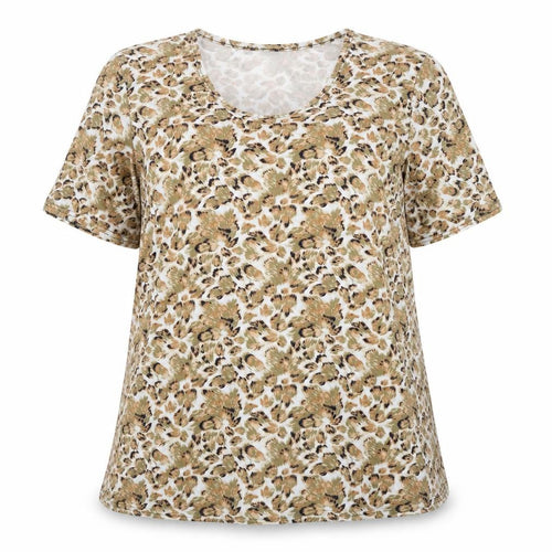 RP Women's Multicoloured Animal Print T-Shirt, Size 14-16