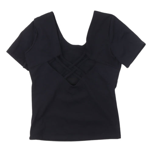Danskin Women's Black Short Sleeve Active T-Shirt