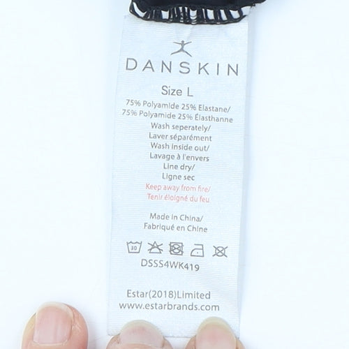 Danskin Women's Black Short Sleeve Active T-Shirt