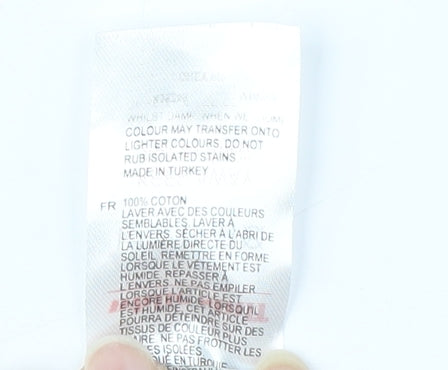 White Stuff Women's Grey Floral Button-Up Shirt Size 10