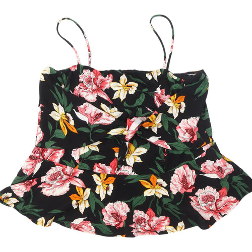 Charlotte Russe Women's Plus Multicoloured Floral Tank