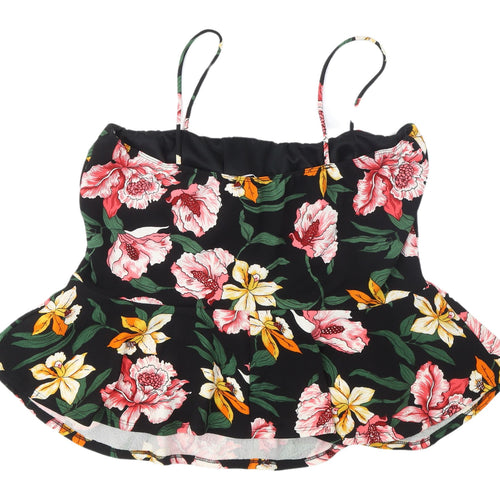 Charlotte Russe Women's Plus Multicoloured Floral Tank
