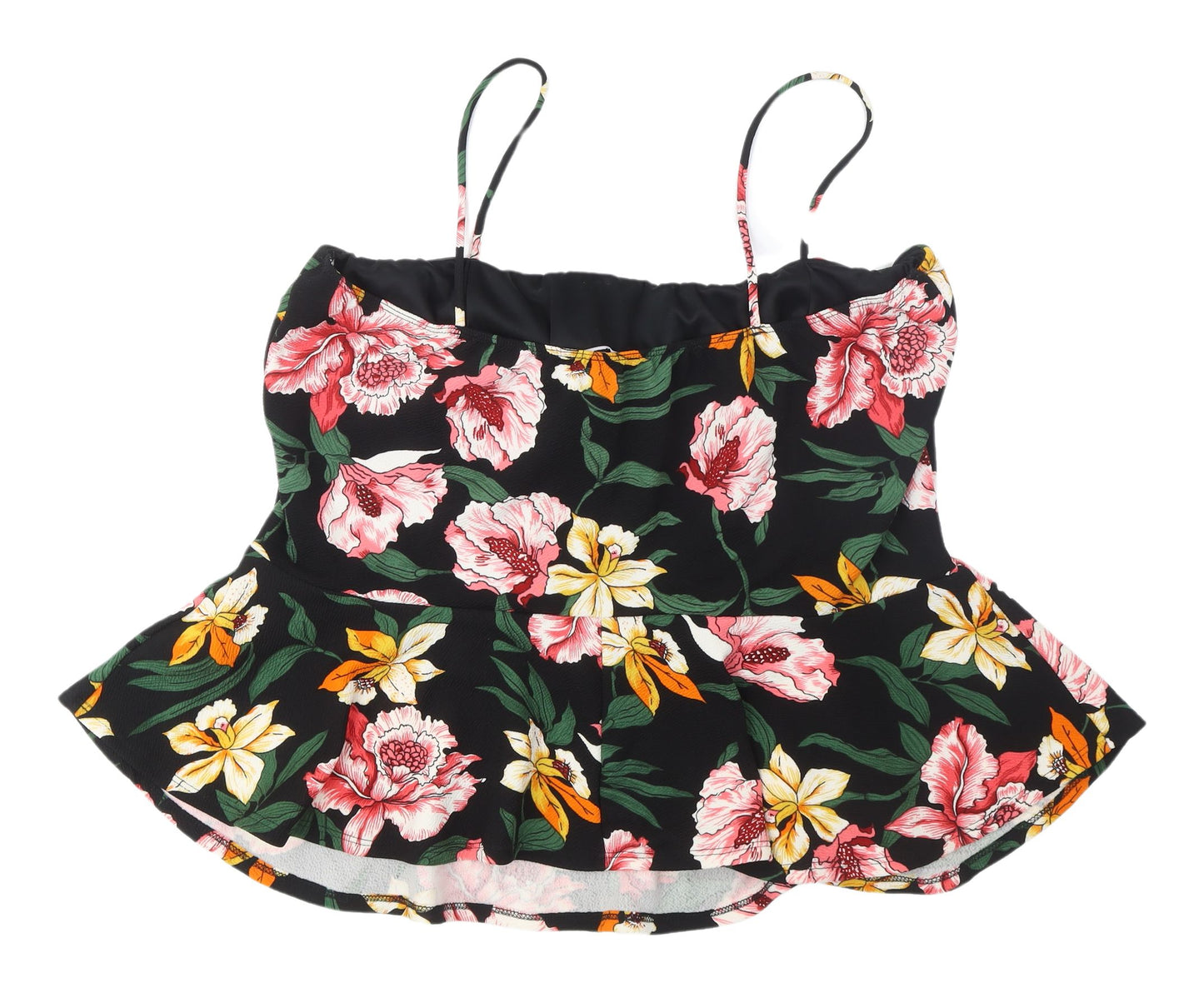 Charlotte Russe Women's Plus Multicoloured Floral Tank