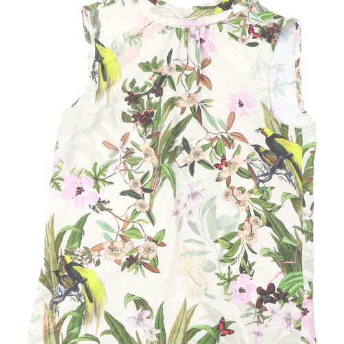 H&M Women's XS Multicoloured Floral Blouse