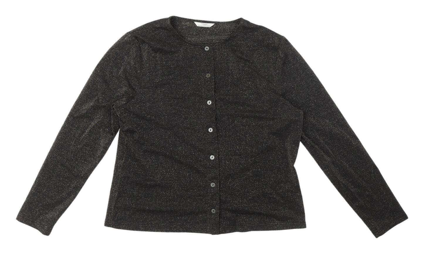 Marks and Spencer Women's Black Cardigan Size 16