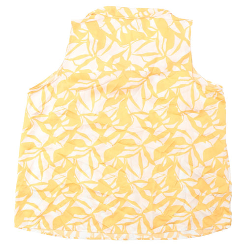 Marks and Spencer Women's Yellow Camisole Blouse, Size 18