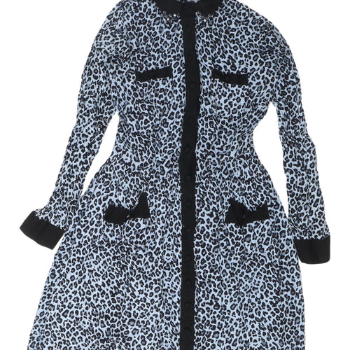 Ruby Rocks Women's Multicoloured Animal Print Shirt Dress S