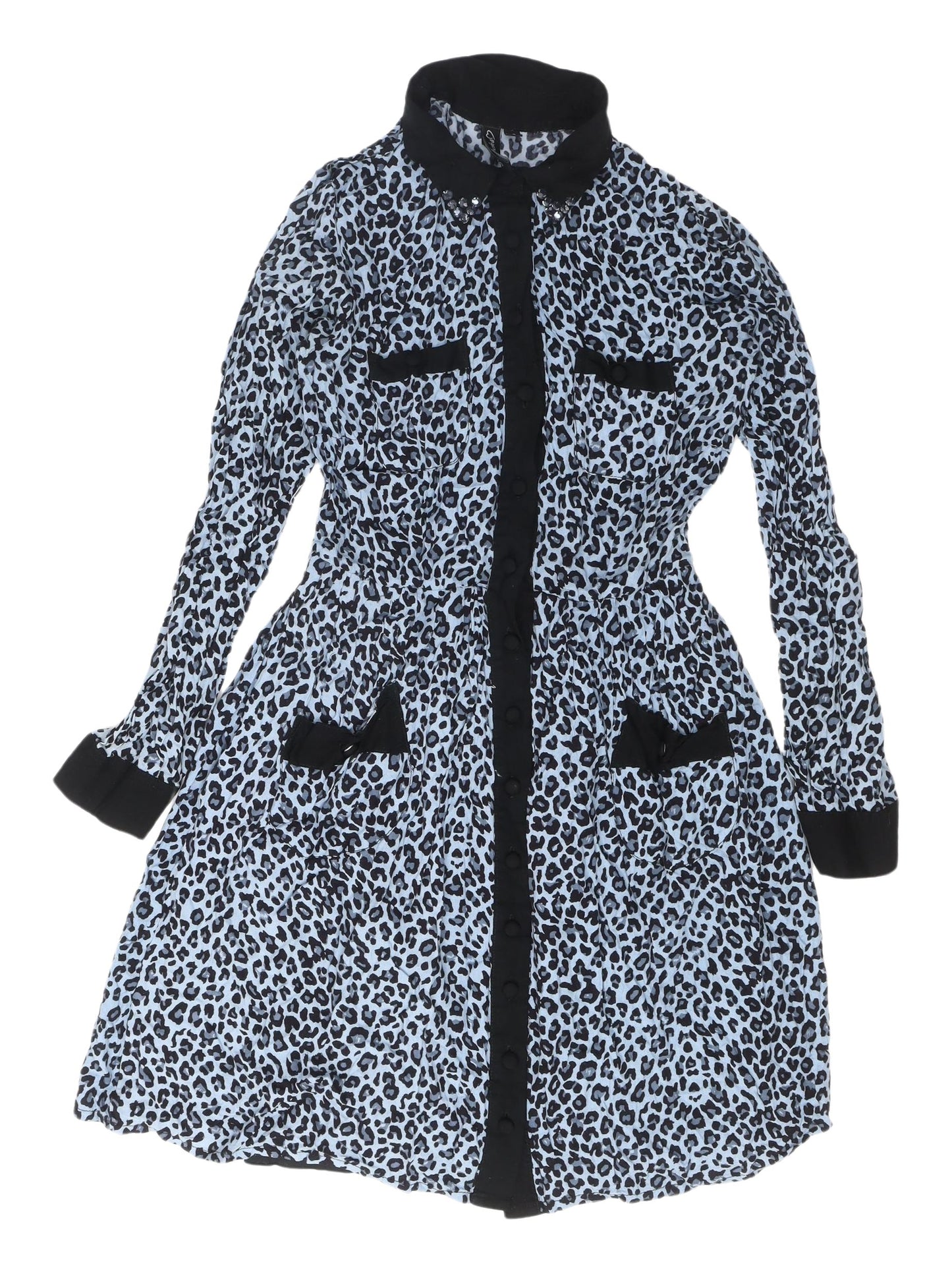 Ruby Rocks Women's Multicoloured Animal Print Shirt Dress S