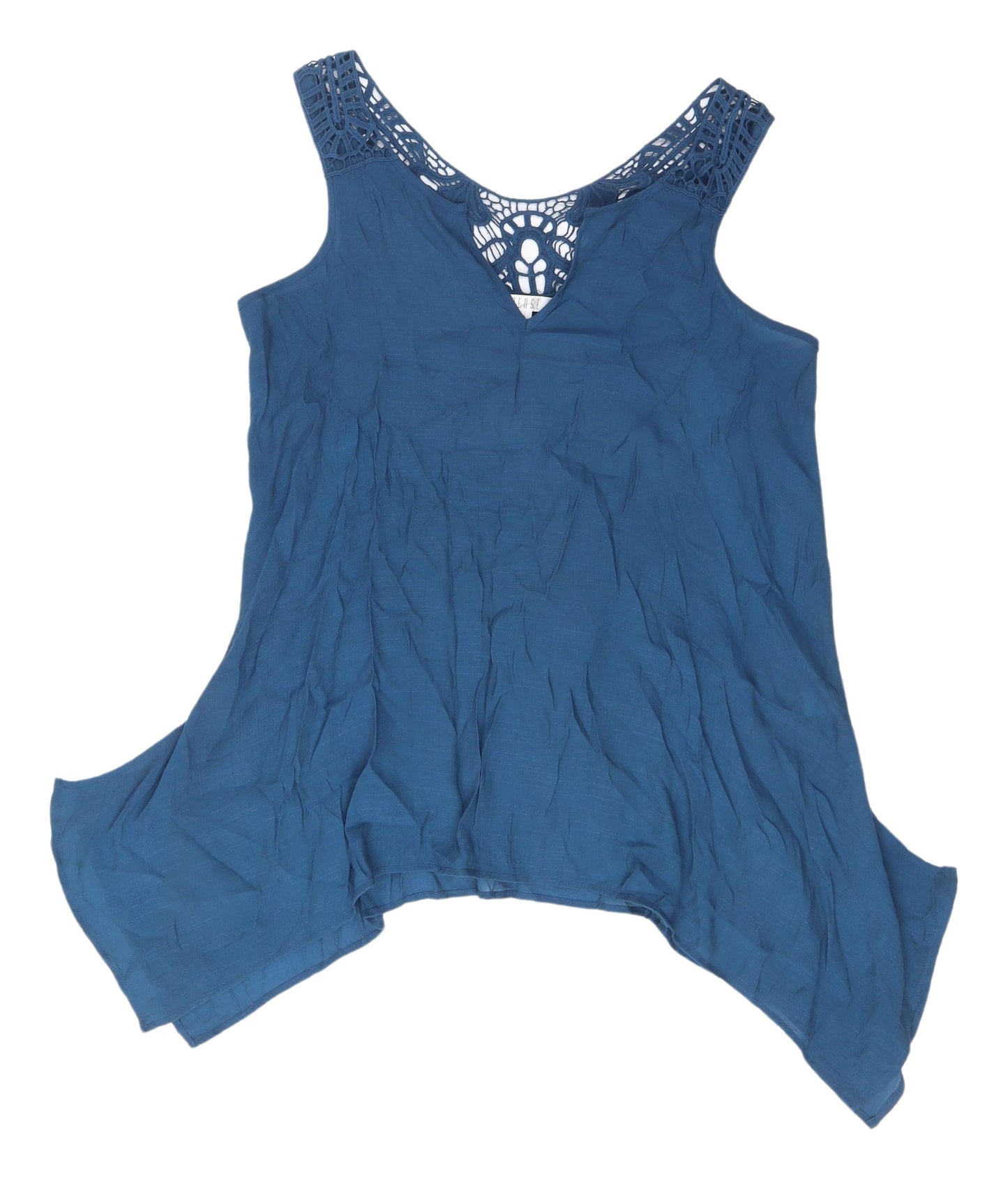 Spense Women's Blue Sleeveless Camisole Tank M