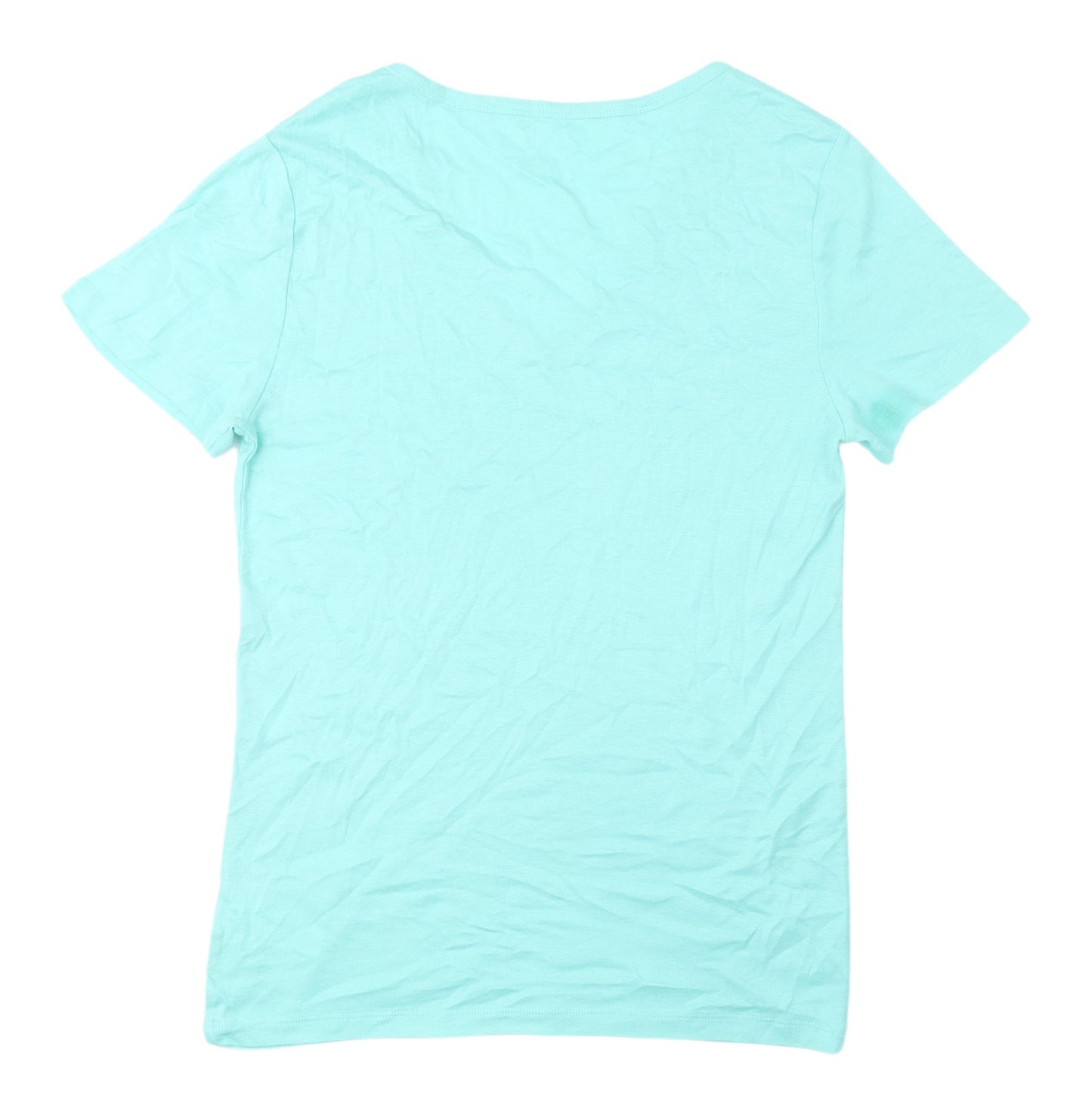 Gap Modern Tee Women's Blue XL V-Neck Short Sleeve