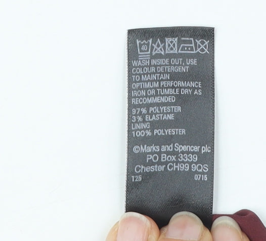 Marks and Spencer Red Shift Dress, Women’s Size 8