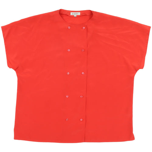 Jobis Women's Red Blouse, Size 14, Casual Basic