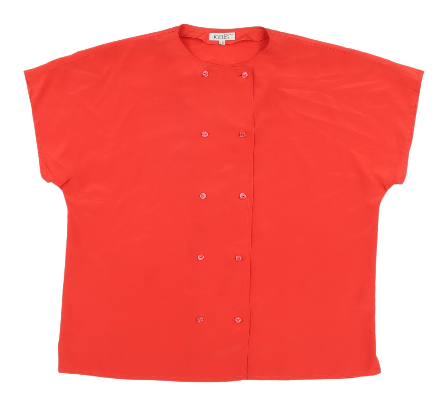 Jobis Women's Red Blouse, Size 14, Casual Basic