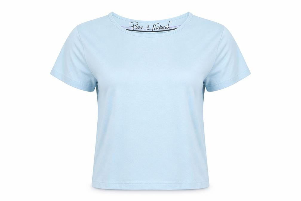 Front view of Pure & Natural Beige Women's Short Sleeve T-Shirt