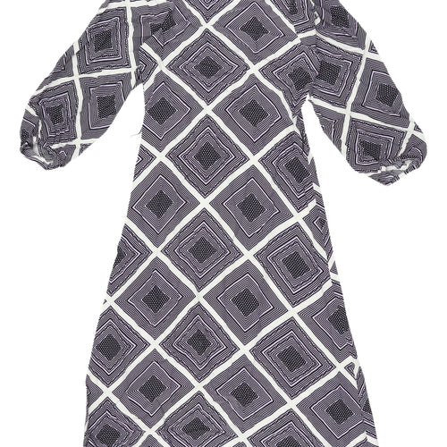 Marks and Spencer Women's Multicoloured A-Line Dress Size 6