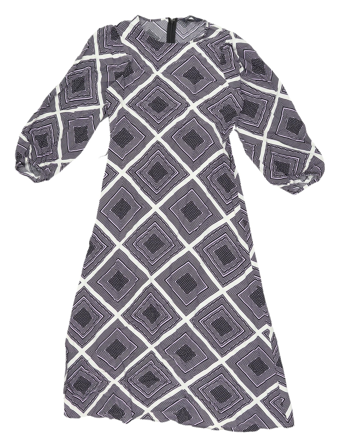 Marks and Spencer Women's Multicoloured A-Line Dress Size 6