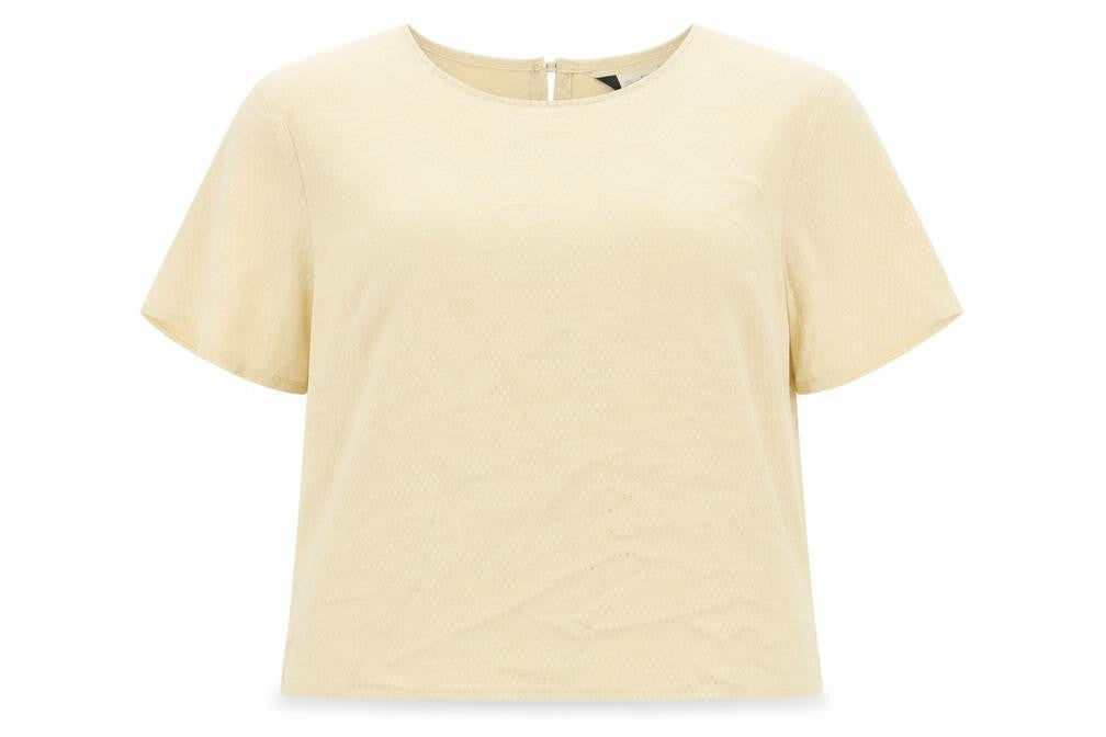 Front view of Debenhams Beige Women's, size 18, Blouse