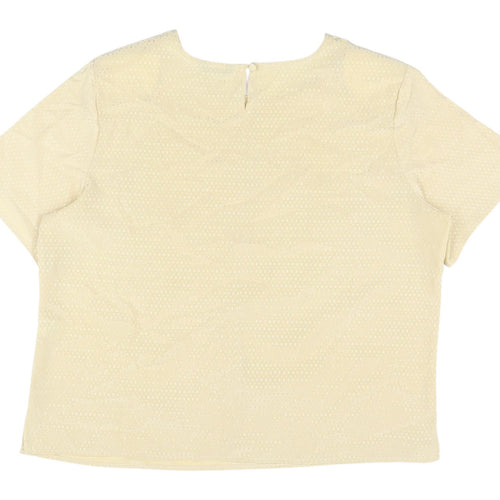 Debenhams Beige Women's Size 18 Blouse