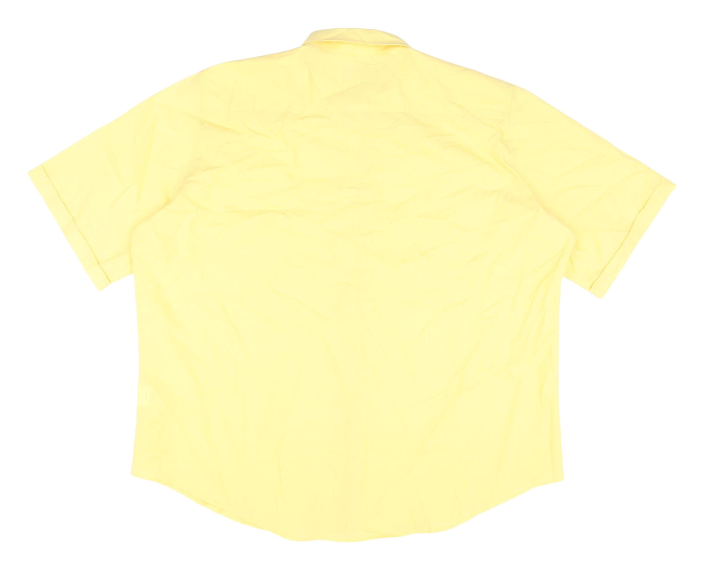 James Meade Women's Yellow Plus Size Button-Up Shirt