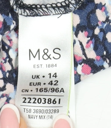 Marks and Spencer Women's Floral Blouse Size 14