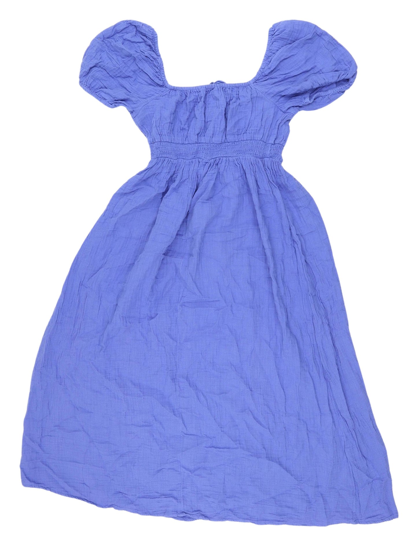 Marks and Spencer Women’s Blue A-Line Midi Dress Size 8