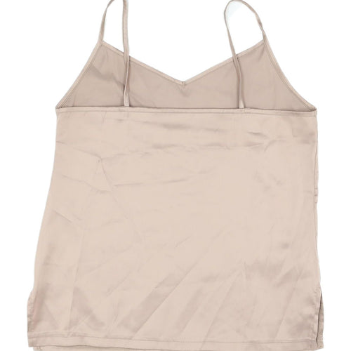 River Island Women's Beige Camisole Tank Top UK 10