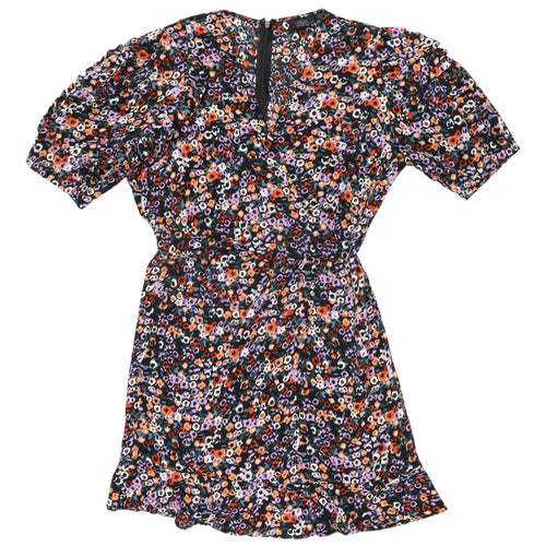 AX Paris Women's Multicoloured Floral Wrap Dress Size 12