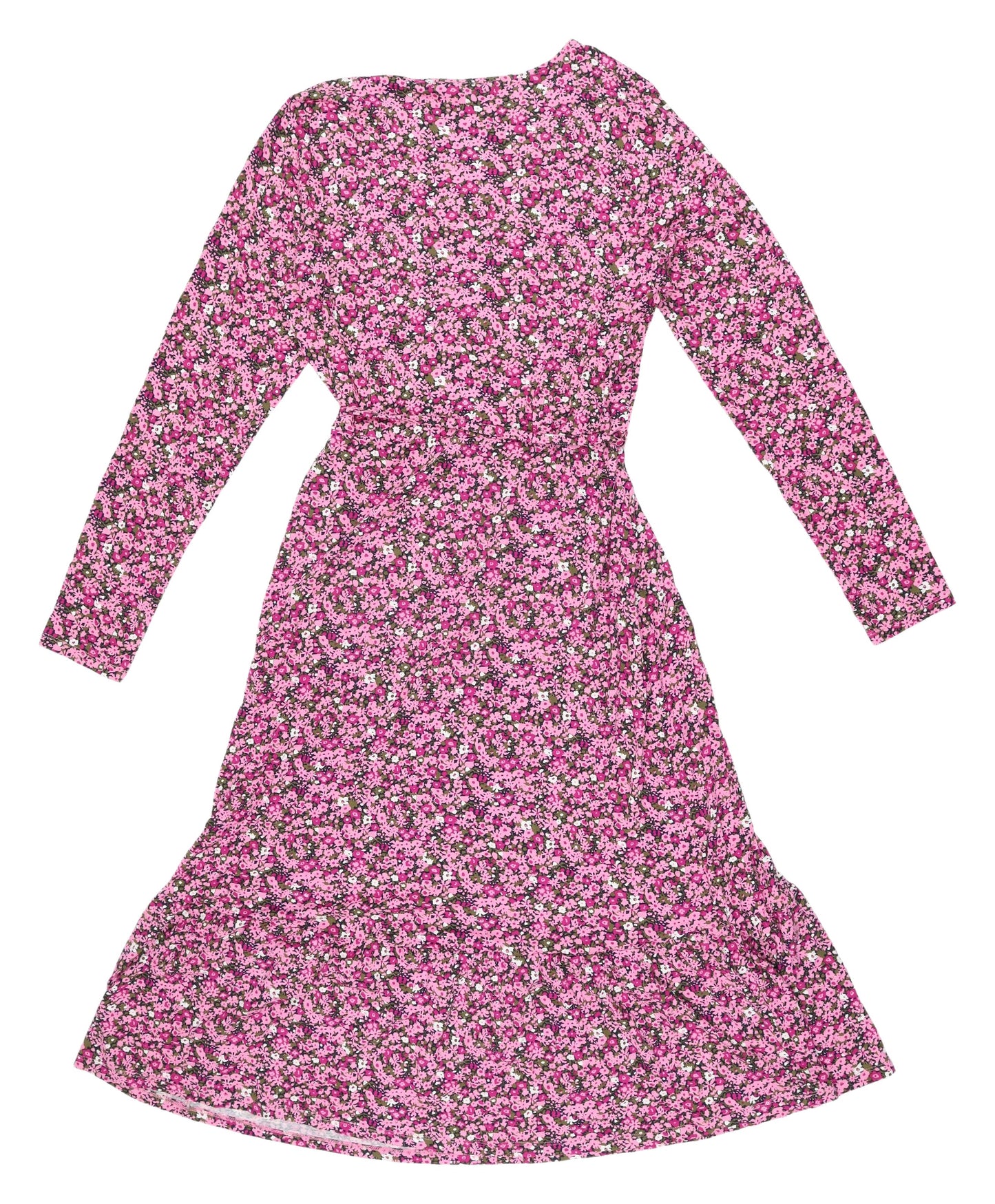 Marks and Spencer Women's Pink Floral Wrap Dress