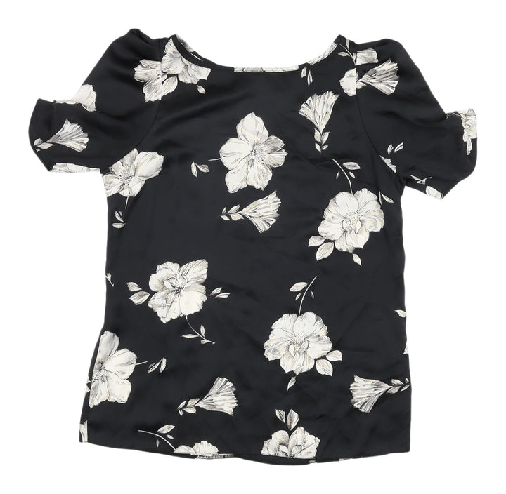 Dorothy Perkins Women's Black Floral Blouse, Size 10