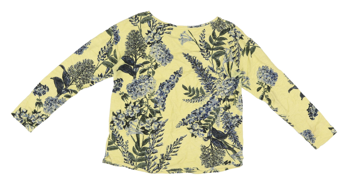 Next Women's Floral Jersey T-Shirt, UK Size 12