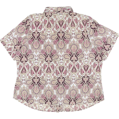 Marks and Spencer Women’s Paisley Button-Up Shirt