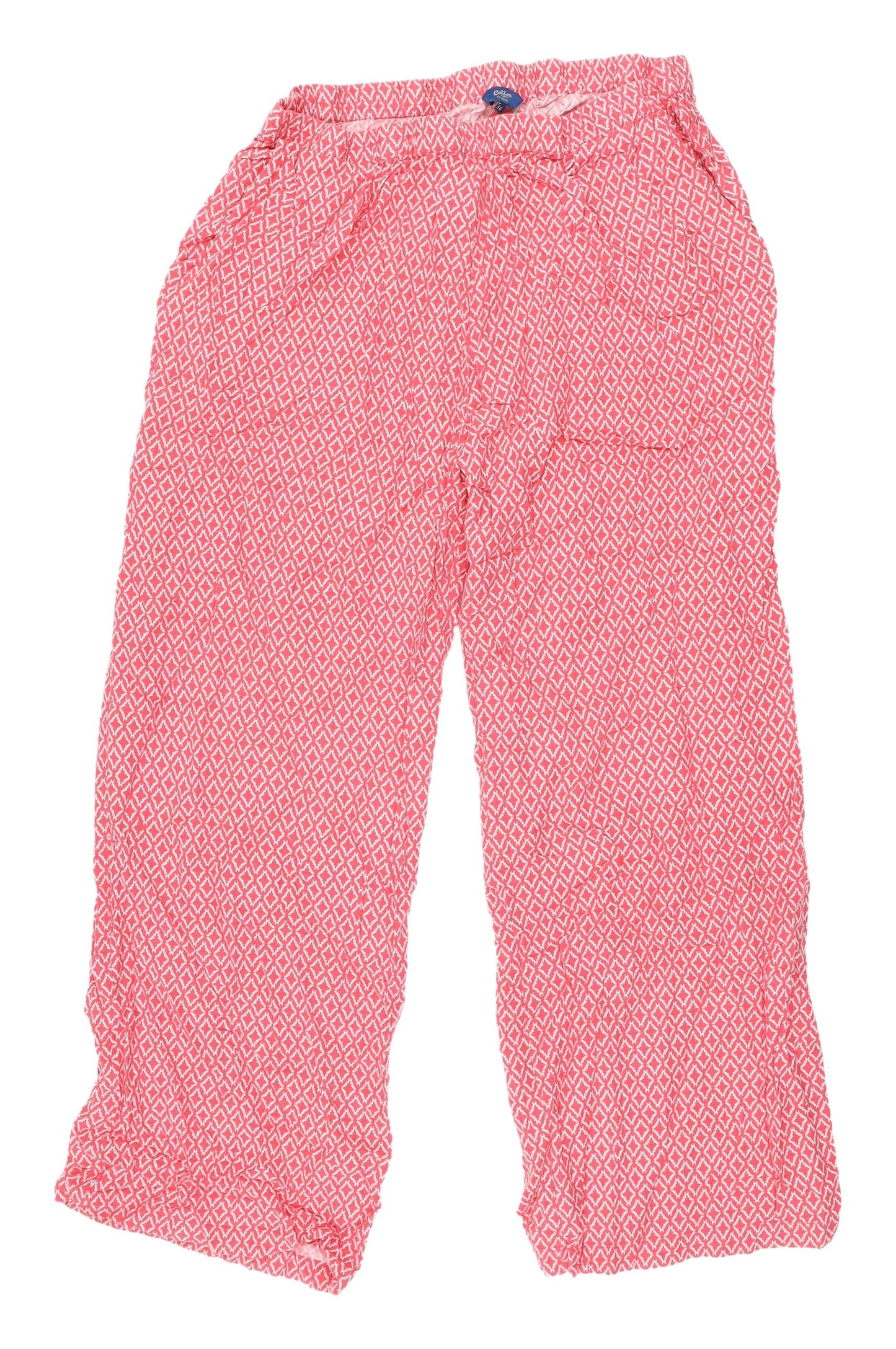 Cotton Traders Women’s Coral Geometric Trousers
