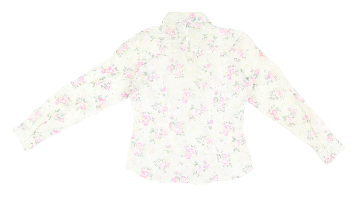 Marks and Spencer Floral Blouse UK 10 Casual Spring