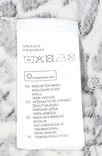 H&M Women's Animal Print Skater Dress Size 12