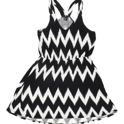 H&M Women's A-Line Chevron Dress S