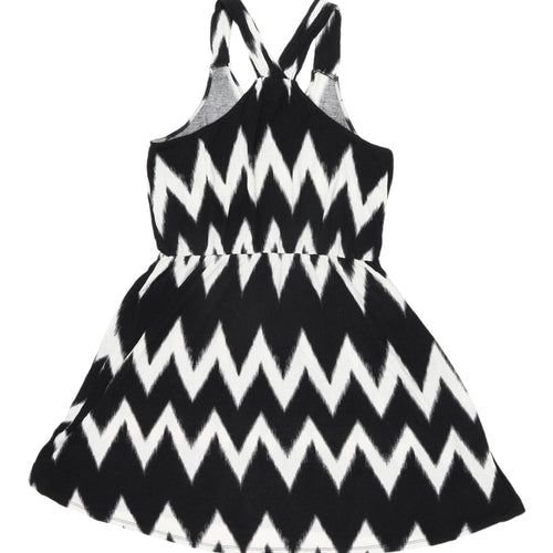 H&M Women's A-Line Chevron Dress S
