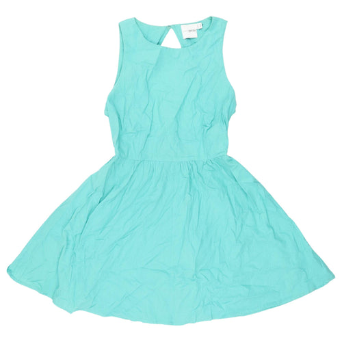 ASOS Petite Women's Green Skater Dress Size 10