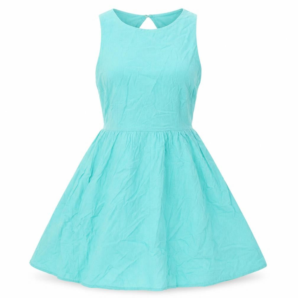 ASOS Petite Women's Green Skater Dress Size 10