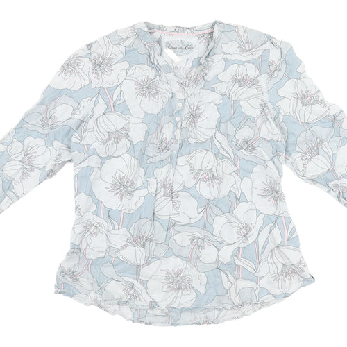 Marks & Spencer Women's Multicoloured Floral Tunic Blouse - Size 16