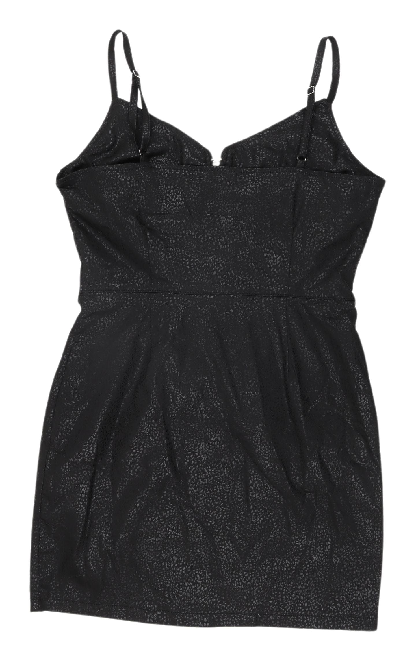 Select Women's Black Mini Bodycon Dress UK 14