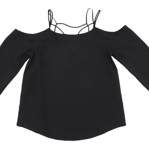 Silvian Heach Women's Black Off Shoulder Blouse M