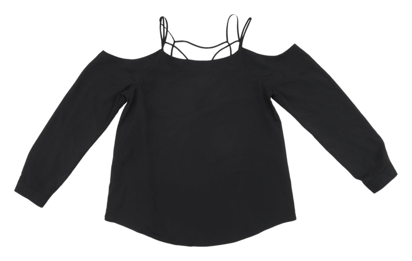 Silvian Heach Women's Black Off Shoulder Blouse M