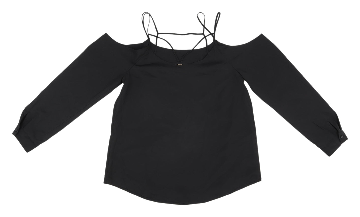 Silvian Heach Women's Black Off Shoulder Blouse M