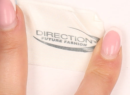 Direction Future Fashion Blue Button-Up Shirt Size 16