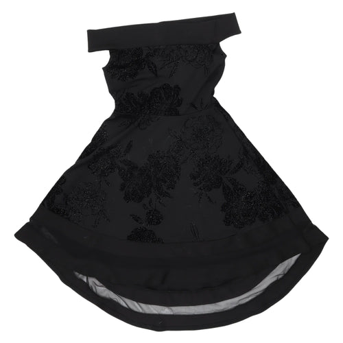 Quiz Women's Black A-Line Dress, Size 10, Party Style