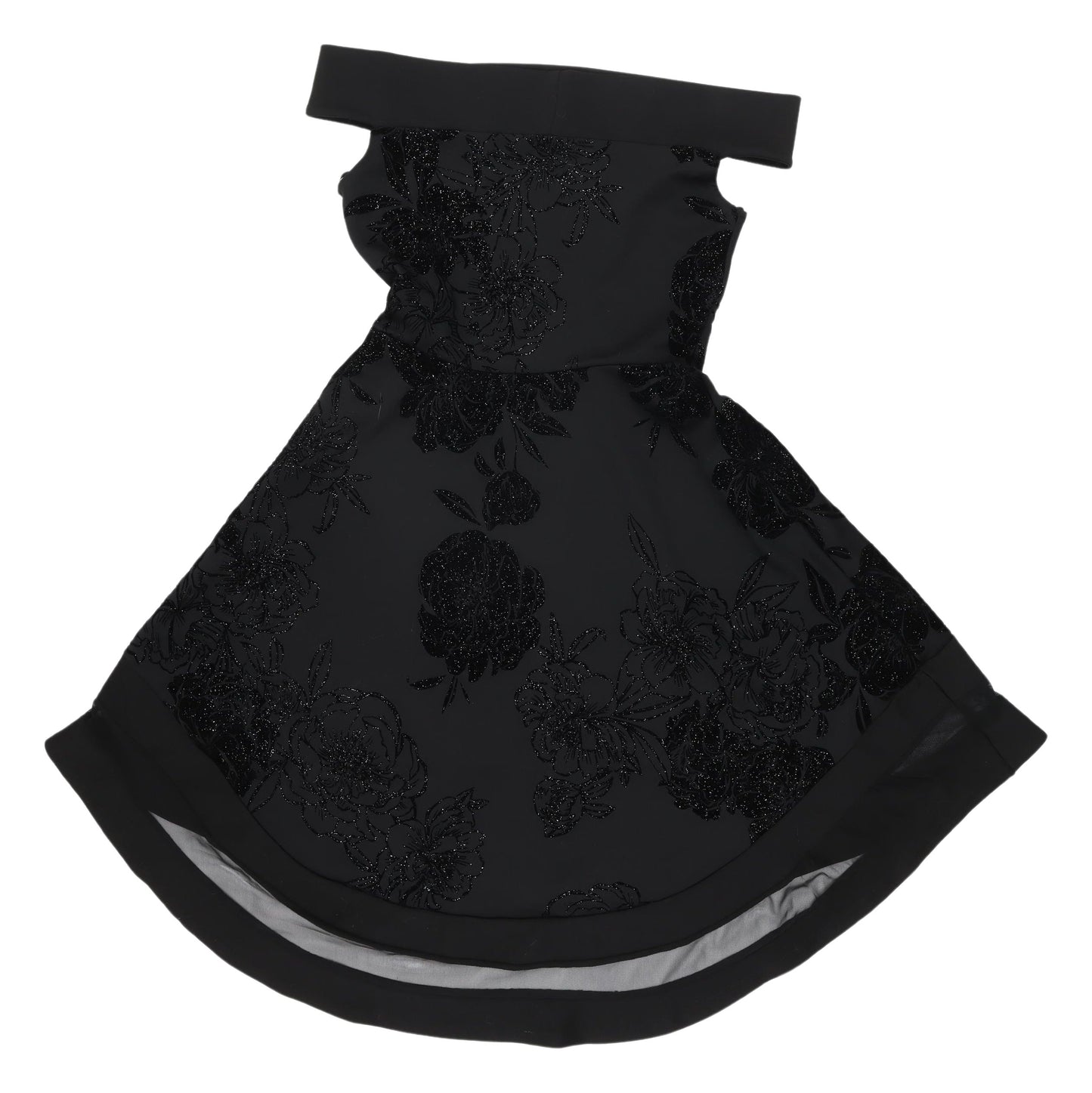 Quiz Women's Black A-Line Dress, Size 10, Party Style