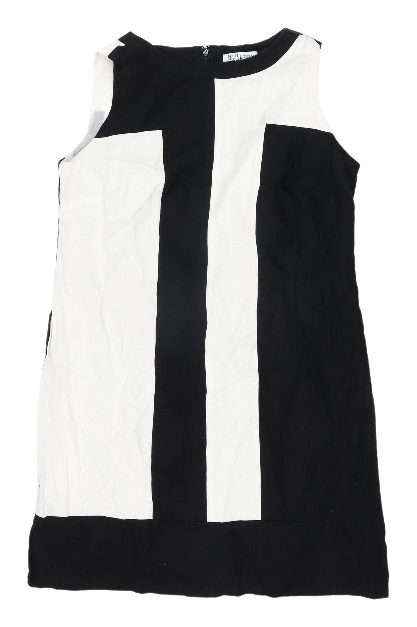 Debenhams Petite Shift Dress Black/White Size 14