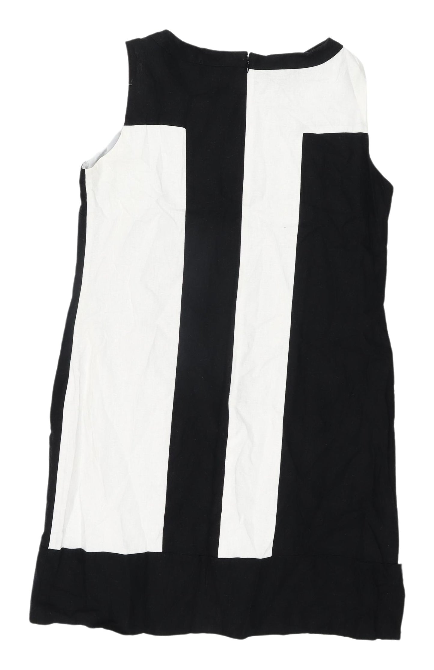 Debenhams Petite Shift Dress Black/White Size 14