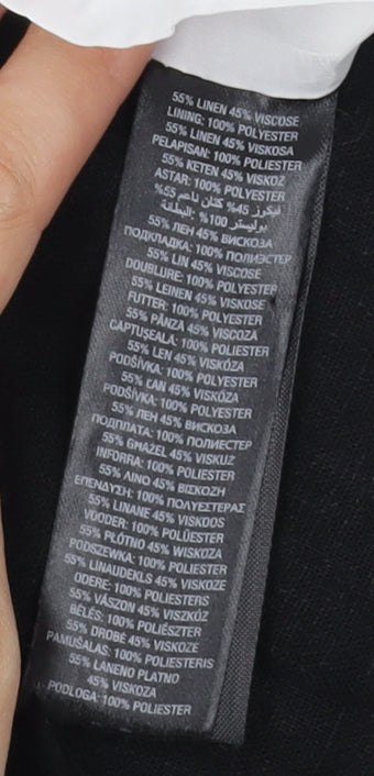 Debenhams Petite Shift Dress Black/White Size 14