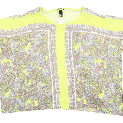 H&M Multicoloured Paisley Women's Blouse M/L Relaxed